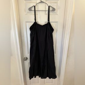 Knox Rose black midi sundress, size 2X